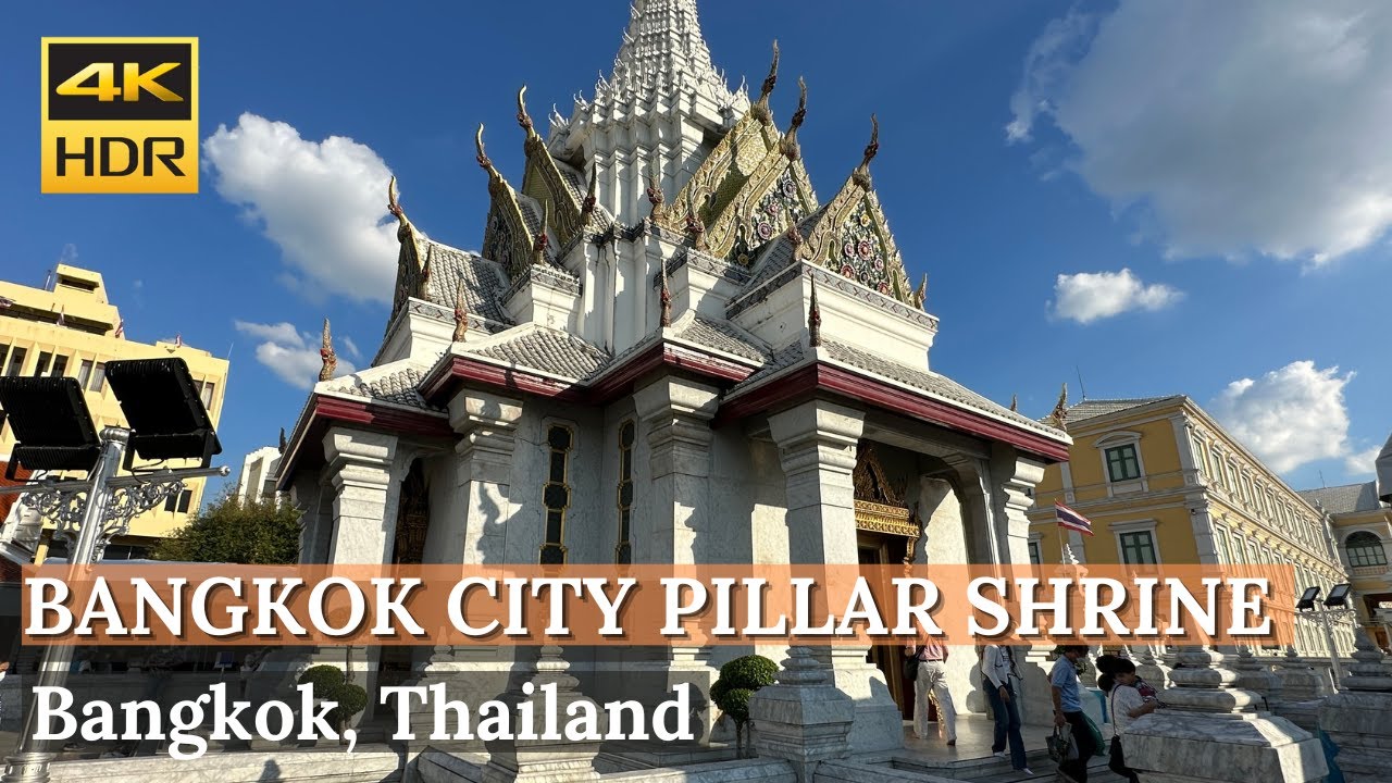 [BANGKOK] Bangkok City Pillar Shrine - ศาลหลักเมืองกรุงเทพมหานคร [Walking Tour 4K HDR]
