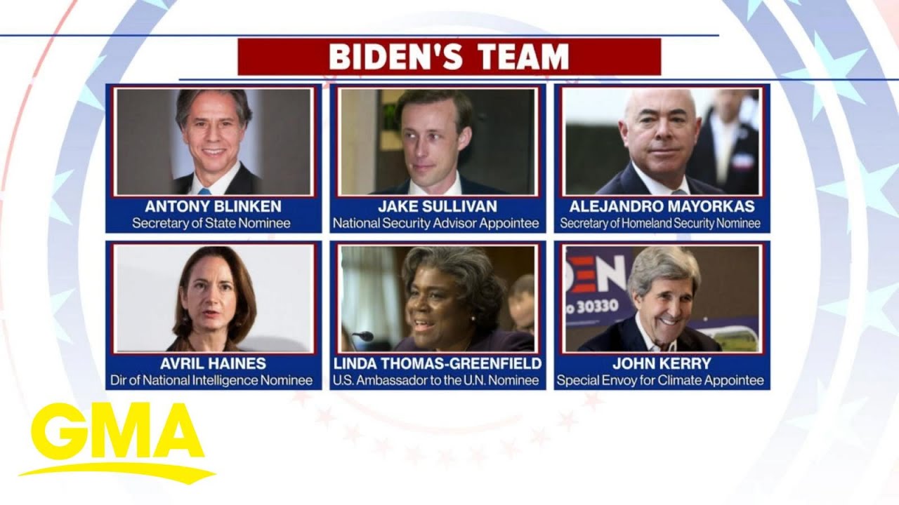 President-elect Biden introduces key leadership of National Security team l GMA
