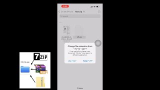 how to extract 7z or rar on iphone / ipad @apple  @applesupport