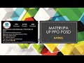 KATROL (MATERI IPA SOAL UP PPG PGSD) BIMBEL UP PPG PGSD