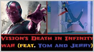 Vision's Death in Avengers infinity war (feat. Tom and Jerrry). Onlyonescene Edits