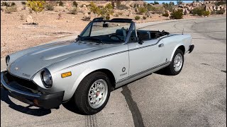 A 1981 Fiat Turbo Spider 🕷 2000 FOR SALE!