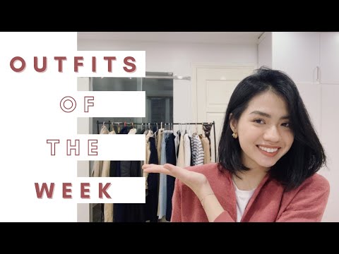 MÌNH MẶC GÌ MỘT TUẦN - Phối đồ mùa Thu Đông | What I actually wear in a week - OOTW?