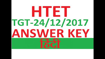 htet tgt levl 2 hindi answer key II HTET 24 DEC 2017 ANSWER KEY HINDI GRAMMAR TGT LEVEL 2