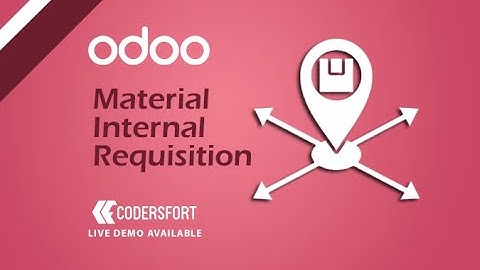 How odoo helps to manage products in a company | Odoo Material Internal Requisition by employees