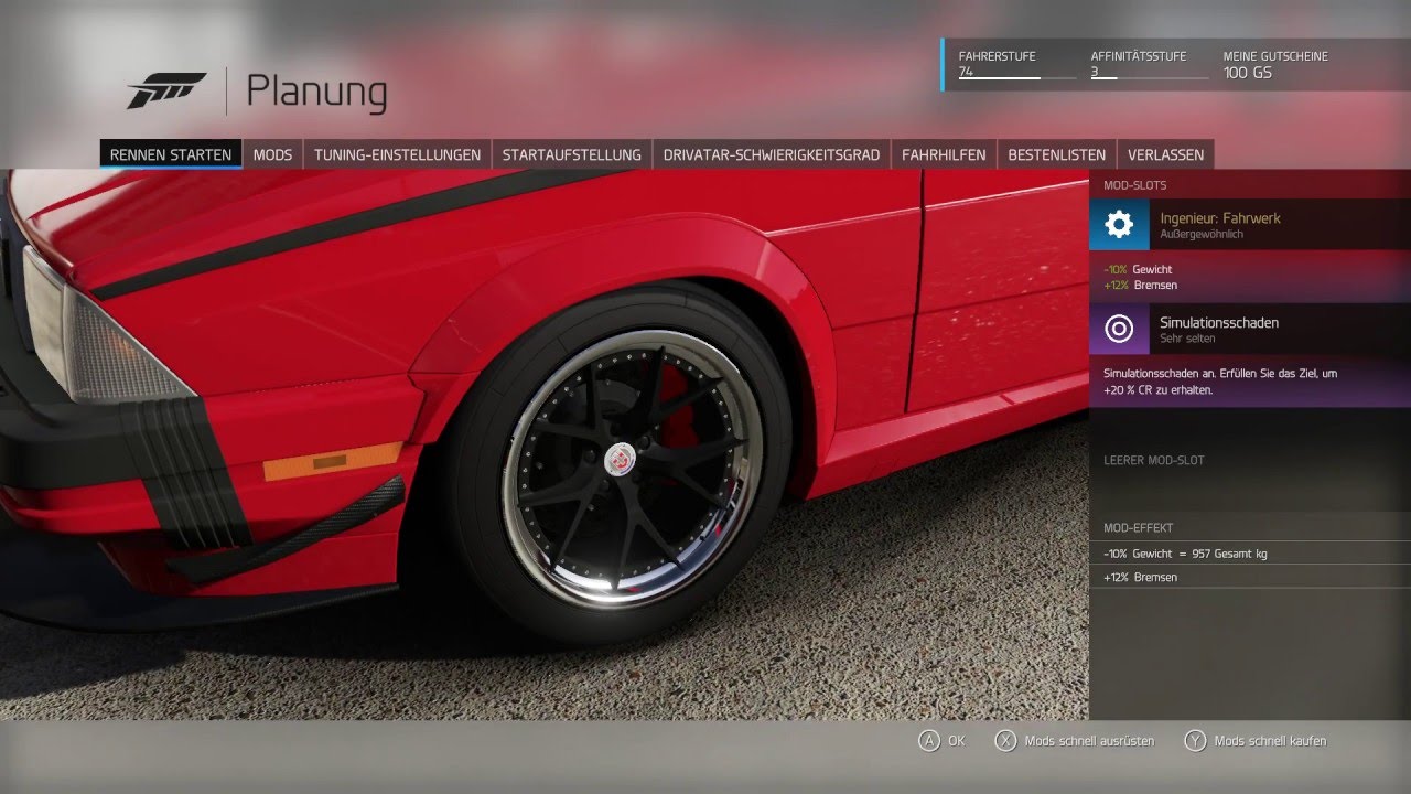 Forza 6 Xbox One Alfa Romeo 75 Quadrifoglio @ 1080P 60fps
