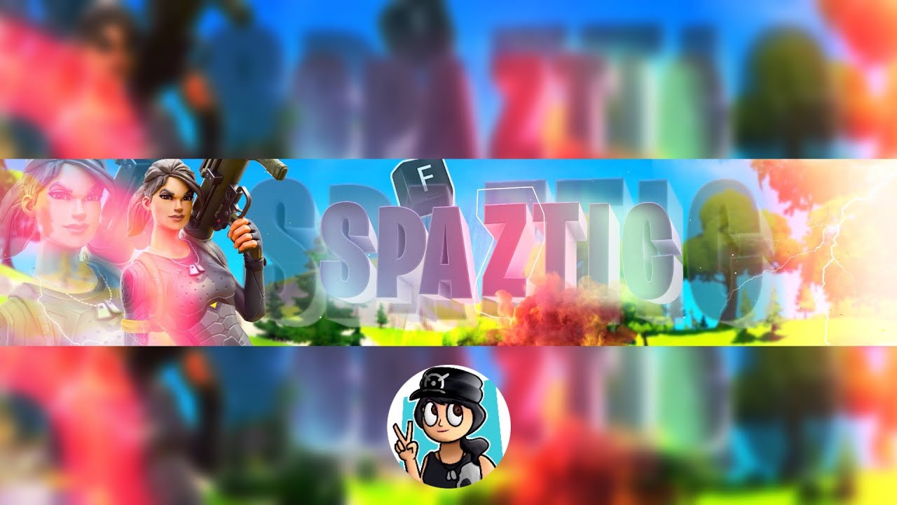 Fortnite 3d Youtube Banner Speedart 8 Youtube