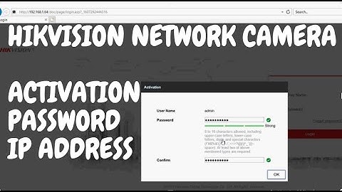 How to activate Hikvision IP camera -simple method