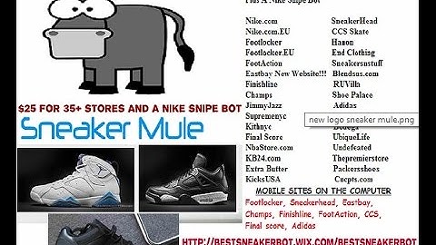 40 IN ONE SNEAKER BOT WORKS GREAT