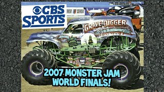 CBS SPORTS! MONSTER JAM 2007 WORLD FINALS! LAS VEGAS!
