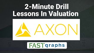 Lessons In Valuation:  2 Minute Drill - Axon Enterprise Inc (AXON) | FAST Graphs