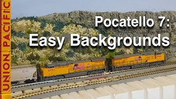 Pocatello 7: Shallow Scenery in 4 Easy Steps on My N-Scale Layout