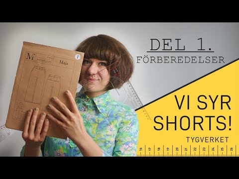 Video: Hur Man Syr Shorts Utan Mönster