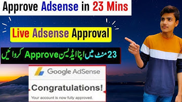Fast Adsense Approval Tick   The Secret Trick I Used to Approve My Adsense Account in Just 23 Minute