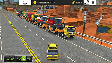 Fs 18 Make A Long Loader &  Transport Many Harvester : Farming Simulator 18 Timelapse #fs18