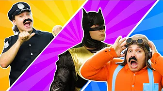 Batman Superhero Kids Song + More Superheroes Songs and Nursery Rhymes