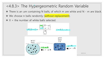 [12주차] The Hypergeometric Random Variable (초기하분포), [성균관대학교 오하영교수]