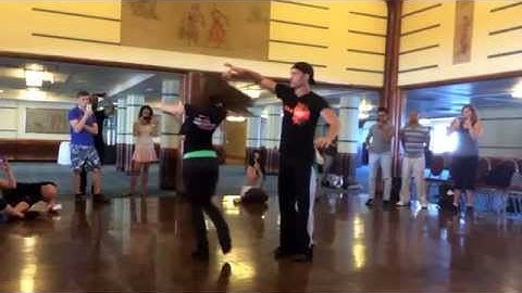 Joel & Lena LA Zouk Congress 2014 - cabeza class demo