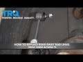 How to Replace Rear Sway Bar Link 2004-2008 Acura TL