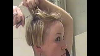 Extreme Haircut model - Kinky hairdresser- head shave