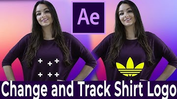 Stick logo on shirt in video | adobe after effects Tutorial
