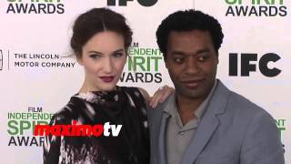 Chiwetel Ejiofor and Sari Mercer 2014 Spirit Awards ARRIVALS