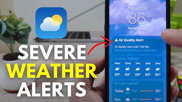 How To Turn On Severe Weather Alerts For iPhone (Custom Notifications)