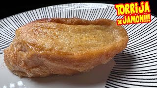 Como hacer unas INCREIBLES TORRIJAS DE JAMÓN - NO TIRES el HUESO del JAMÓN!!!