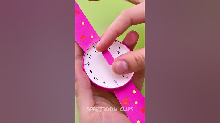 Tick-Tock Fun! 🕒 Learn Time with a Crafty Paper Watch! ✂️🌈