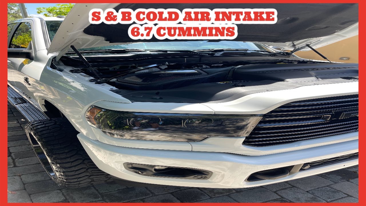 S & B COLD AIR INTAKE 6.7 CUMMINS 5TH GEN CUMMIN 20192021 YouTube