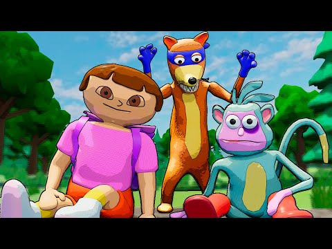Даша и Животное - Лес (3D-Анимация)