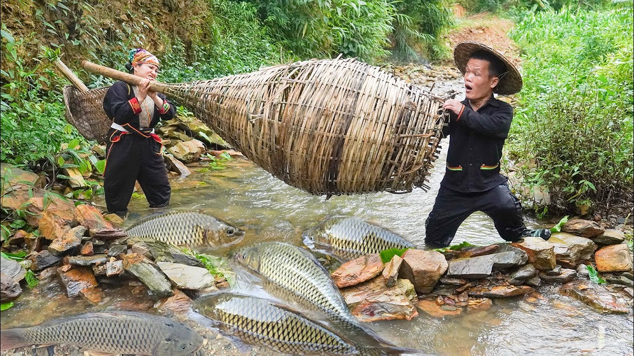 Dwarf Family Fish and Crab Traps - How to Make Crab Traps and Fish ...