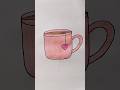 How to Make Coffee Cup ☕ #coffee #cup #kidstvforfun #drawing #funny #shorts #coloring #shorts #art