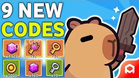 Update⚡Capybara Go Redeem Codes 2025 - Capybara Go Promo Codes 2025