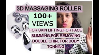 3D MASSAGE ROLLER FOR REMOVING DOUBLE CHIN, SKIN LIFTING,FOR FACE SLIMMING #3DMassageRoller