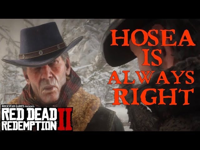 5 Times Dutch should've taken Hosea's Advice | Red Dead 2 YouTube