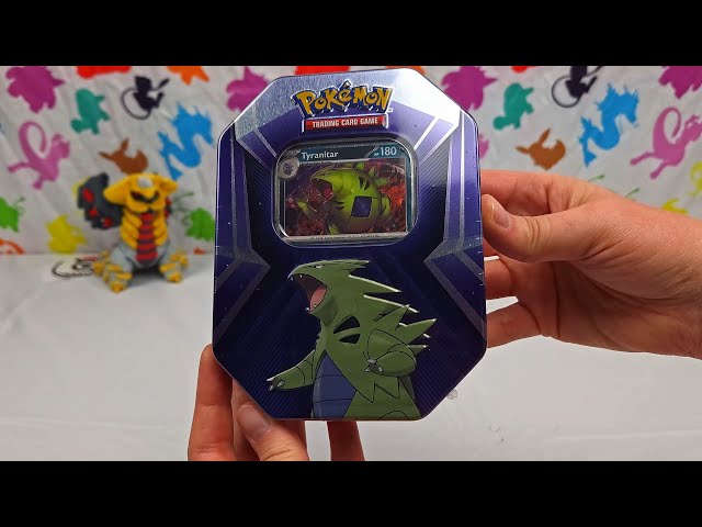 Opening Dollar General Tyranitar Tin - Triple Whammy | Pokemon Cards and Chill - YouTube Opening Dollar General Tyranitar Tin - Triple Whammy | Pokemon Cards and Chill - YouTube
