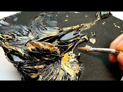 黒×金のモリモリアートが我ながらイケメンだった。 - YouTube