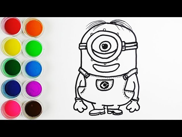Cómo Dibujar y Colorear Minions - Dibujos Para Niños - Learn Colors For Kids / FunKeep - YouTube c-mo-dibujar-y-colorear-minions-dibujos-para-ni-os-learn-colors-for-kids-funkeep-youtube