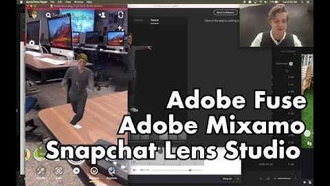 Snapchat AR Characters from Adobe Fuse & Mixamo
