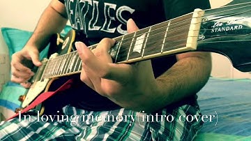 Alter Bridge- In loving memory (intro guitar cover)