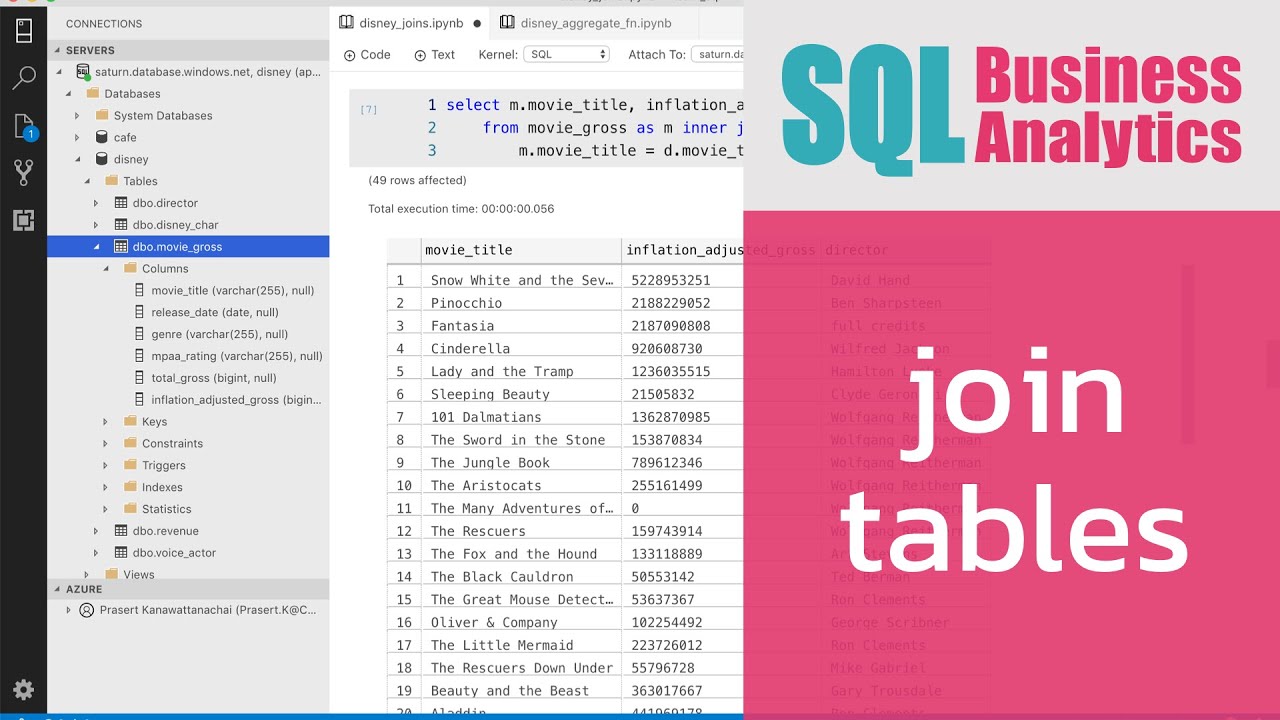 คําสั่ง sql มีอะไรบ้าง  2022  สอน SQL เบื้องต้น: การเชื่อมตารางแบบ INNER, LEFT, RIGHT OUTER JOIN