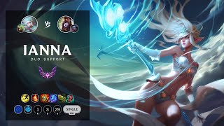 Janna Support vs Lulu - EUW Master Patch 12.11