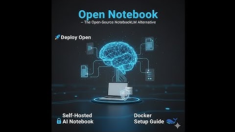 Open-Source alternative for NotebookLM :  Open Notebook Self-Hosted AI Tutorial