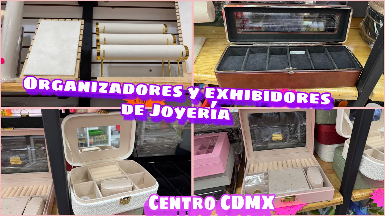 Alhajeros, joyeros, exhibidores y mercancía en Importadora CENTRO CDMX 