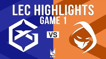 GX vs RGE Game 1 Highlights | LEC 2025 Spring Week 2 Day 3 | GIANTX vs Rogue G1