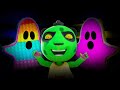 Horror stories for the night about zombies | Playtime with Colorful Ghost | Animaion for kids