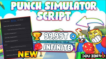 *NEW* Punch Simulator Script (PASTEBIN 2023) (AUTOFARM, 100% WIN)