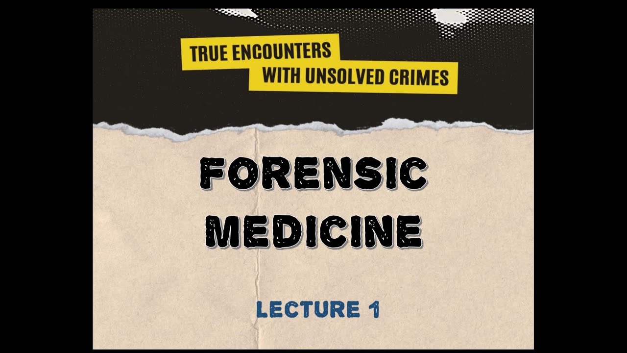 Forensic medicine - Professionalism ( 1 )