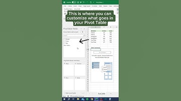 How to create a Pivot Table in Excel! #excel #exceltips #exceltutorial